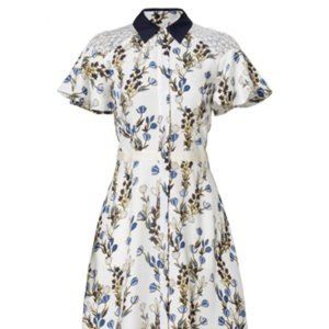 Draper James Button Front Floral Dress Size 6
